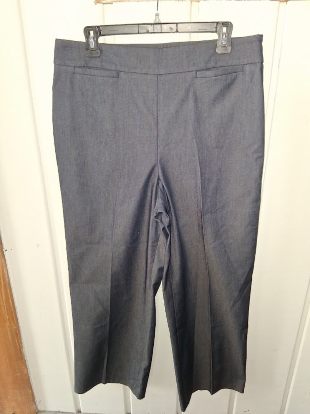 Talbots Refined Denim Crop Stretch Pants NWT Sz 12